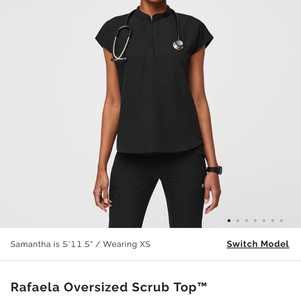 COPY - FIGs Rafaela Oversized Scrub Top